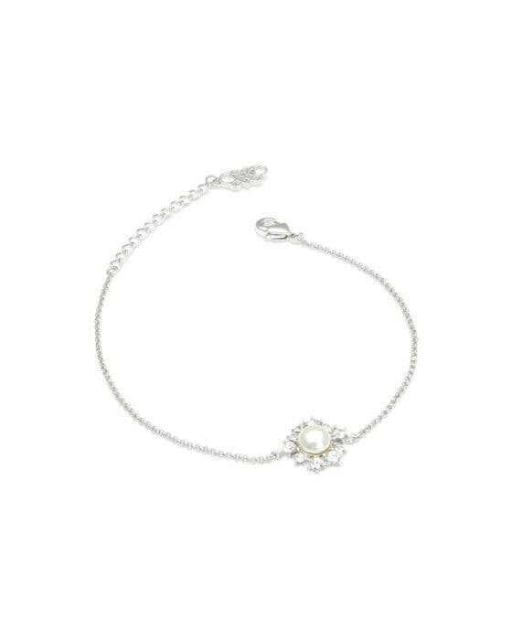 Emily pearl armband ivory