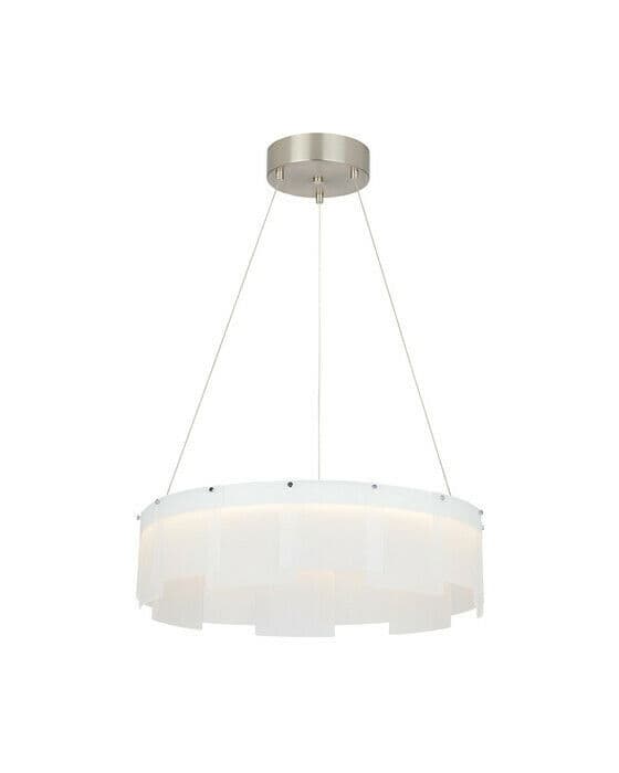 Stratos 30 taklampa satin nickel
