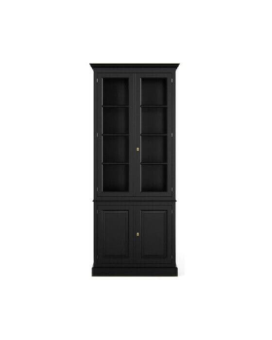 Nantucket vitrinskåp modern black