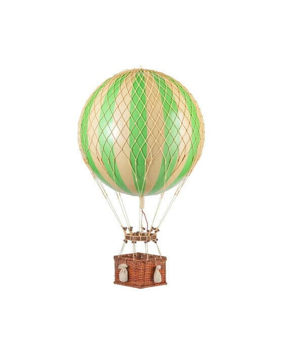 Jules Verne luftballong grön