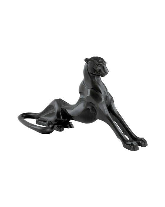 Cheetah skulptur brons