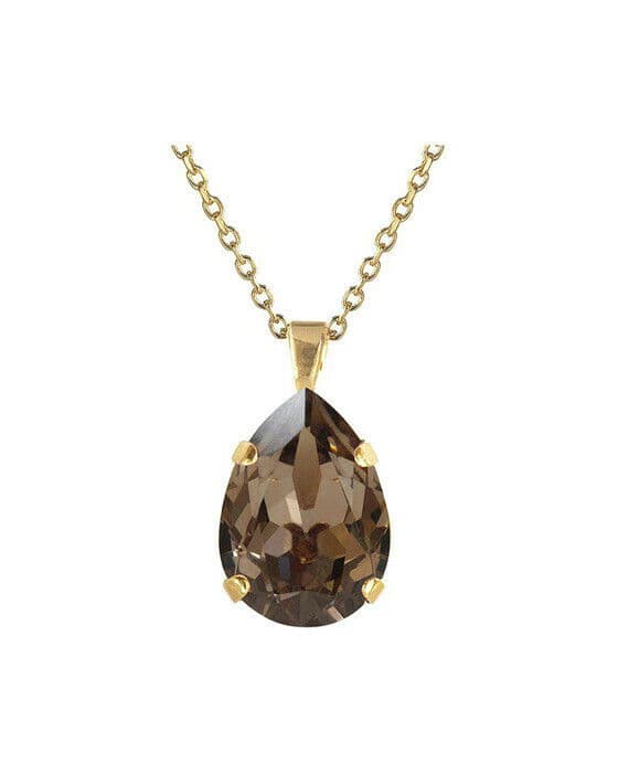 Classic Drop halsband greige