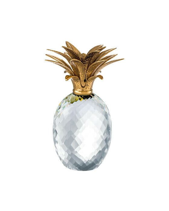 Ananas dekoration mässing