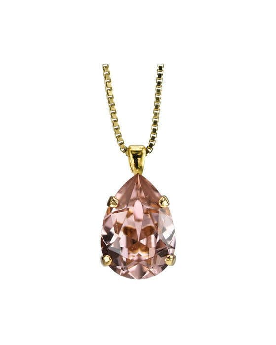 Mini Drop halsband vintage rose