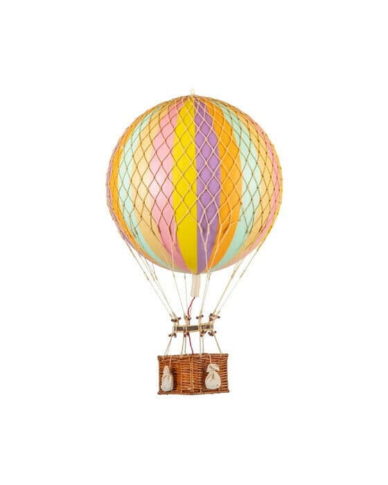 Royal Aero luftballong regnbåge/pastell