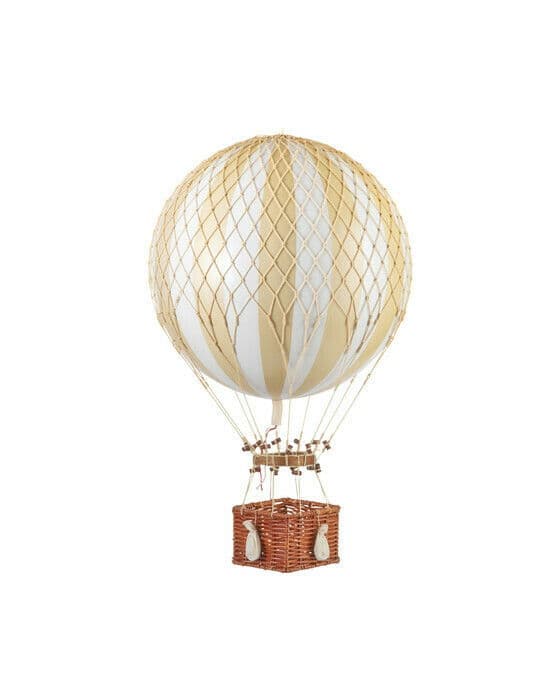 Jules Verne luftballong vit