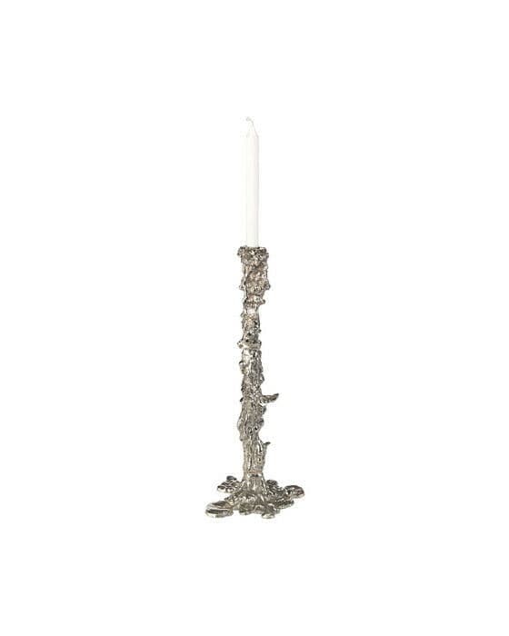 Drip ljusstake silver
