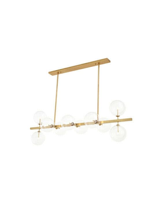 Largo taklampa mässing