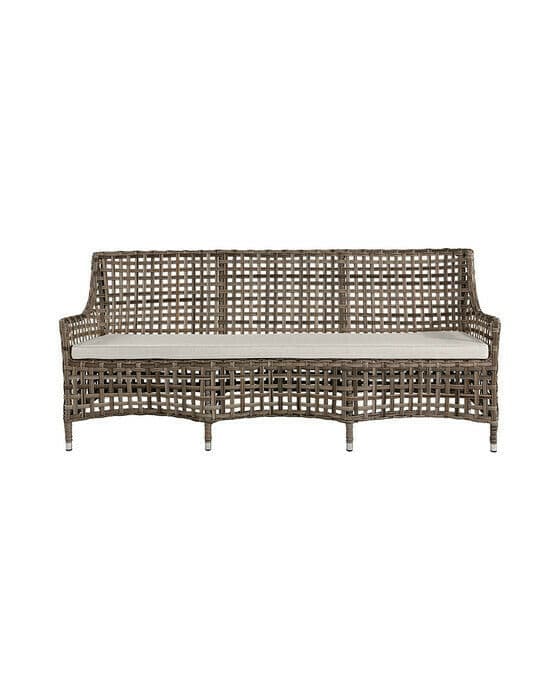 Malaga matplatssoffa 3-sits classic grey