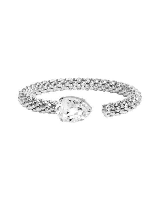 Classic Rope armband crystal rhodium