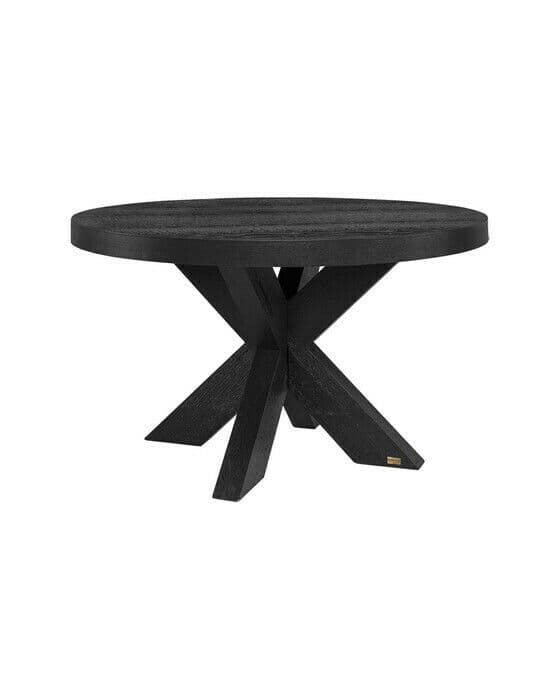Hunter matbord svart Ø130cm