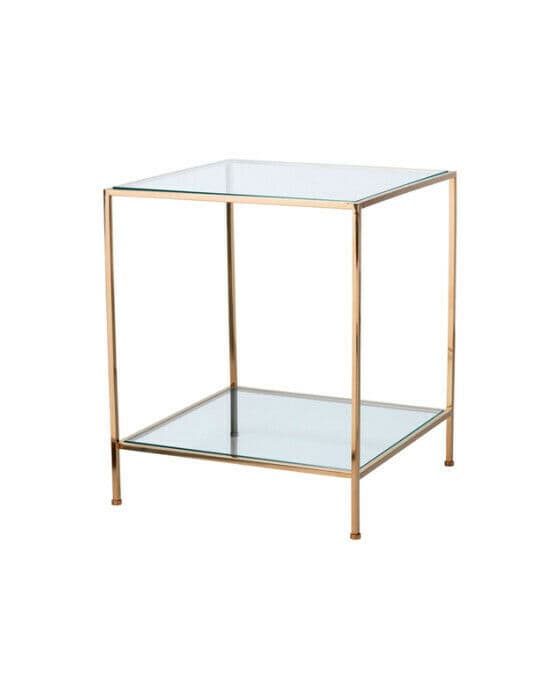 Fleur sidobord mässing