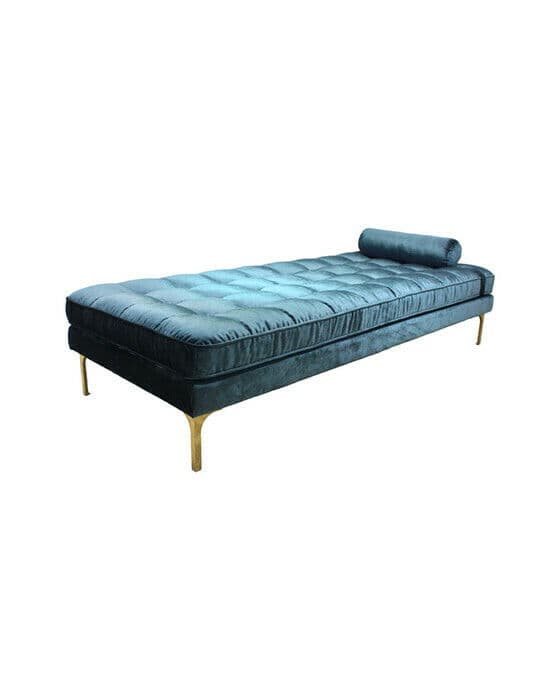 Bonham dagbädd indigo/mässing