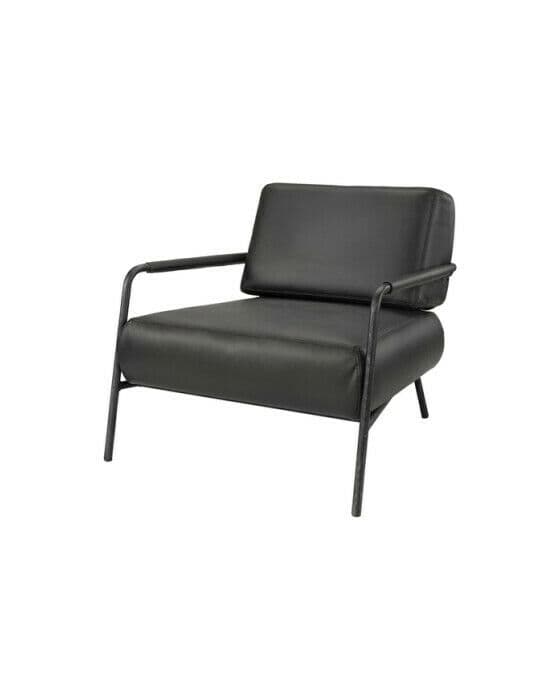 Sinclair fåtölj svart/taupe