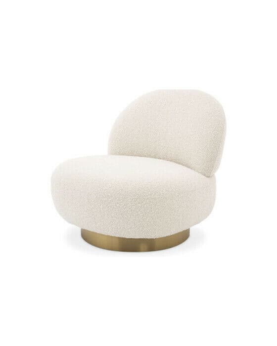 Clément fåtölj bouclé cream