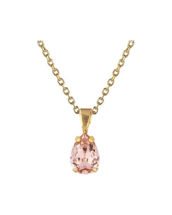 Petite Drop halsband vintage rose
