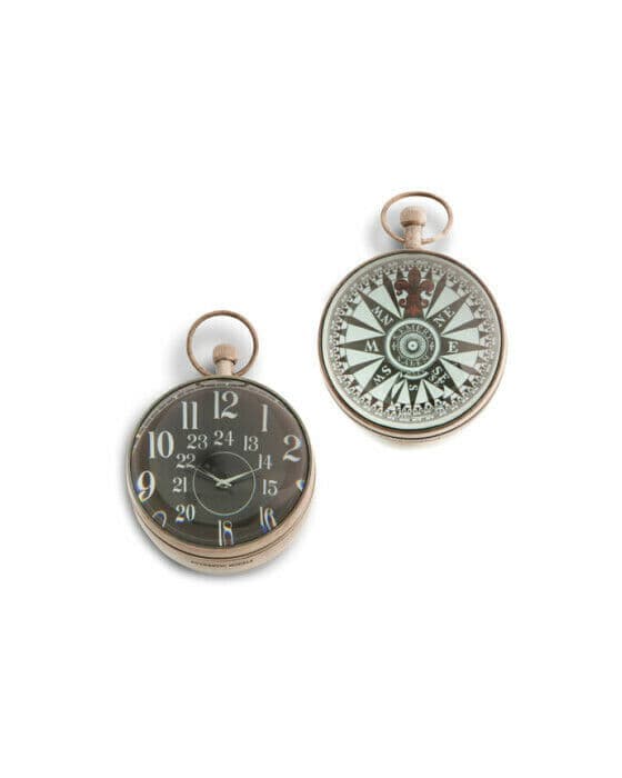 Eye of Time Clock silver