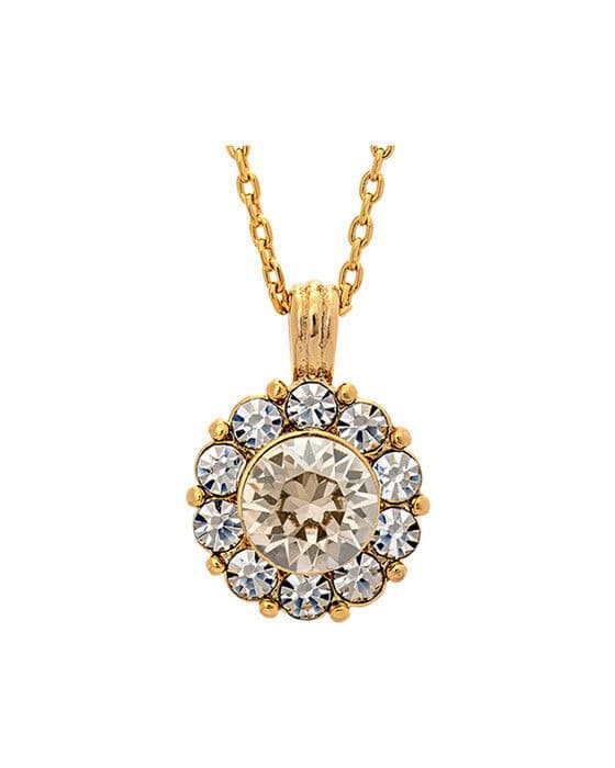 Sofia halsband crystal gold
