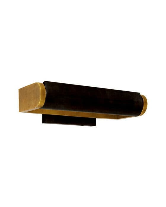 David 12"" tavelbelysning antik mässing/brons