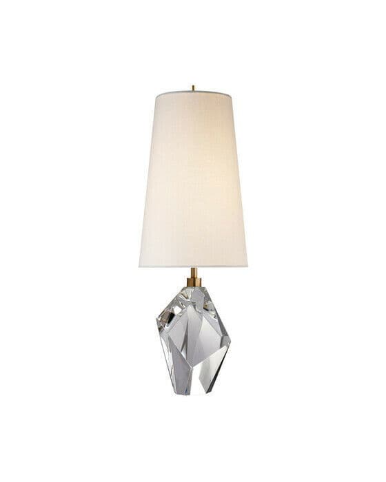 Halcyon Accent bordslampa crystal