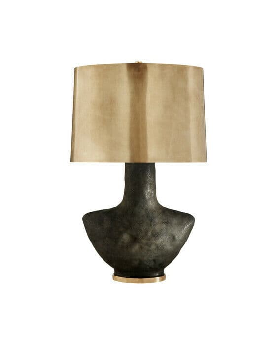Armato bordslampa svart/mässing