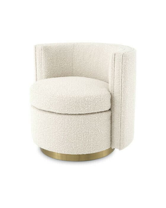 Amanda fåtölj bouclé cream