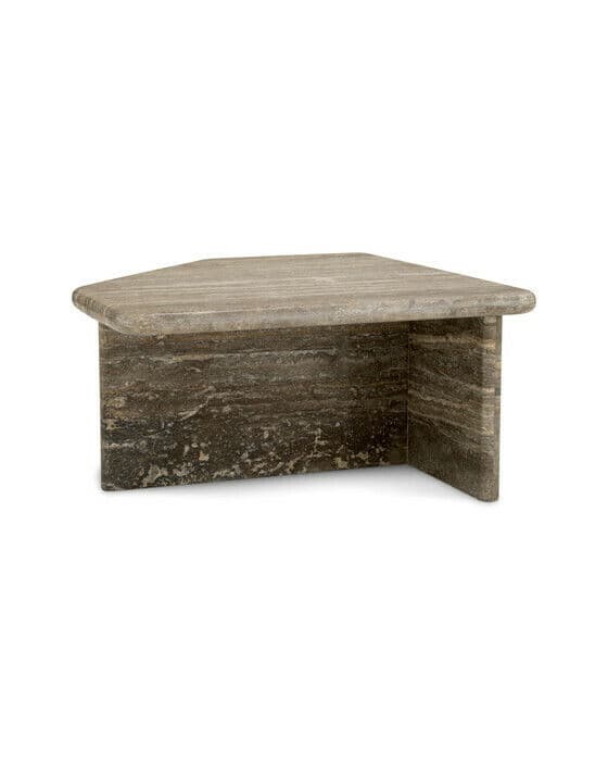 Ciro soffbord silver travertine