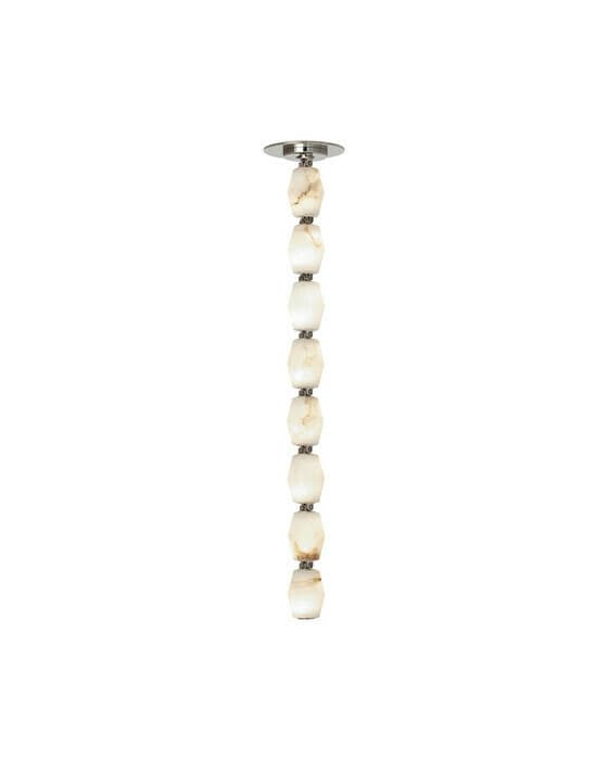 Collier alabaster 24 takpendel nickel 2700k