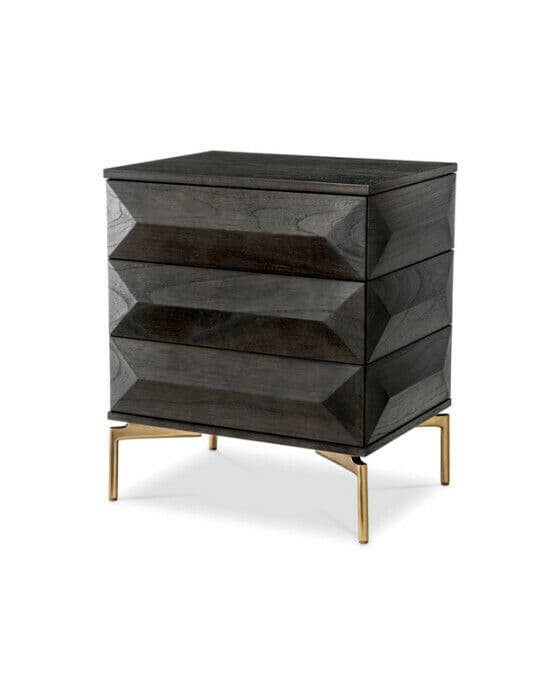 Denver sängbord mocha oak veneer