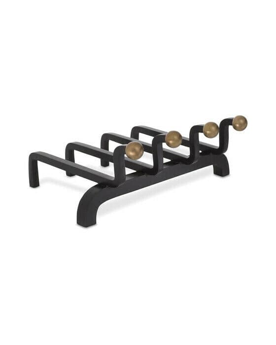Brinon andiron mässing