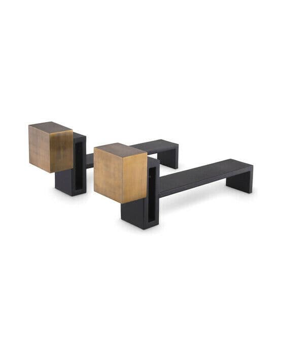 Chitry eldhundar mässing 2-pack