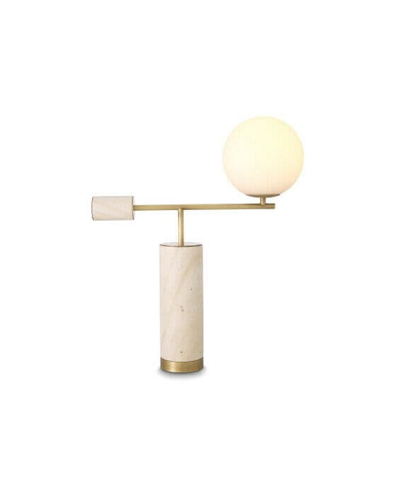 Xperience bordslampa travertin