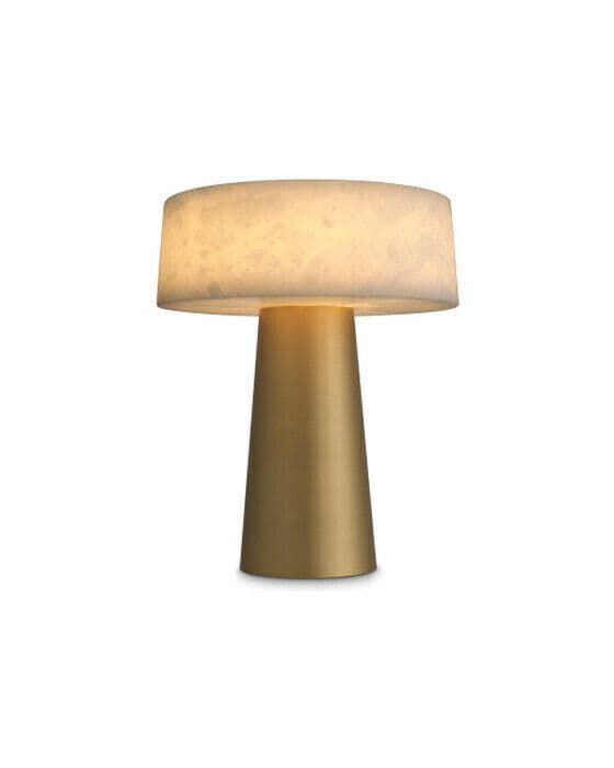 Cinco bordslampa antik mässing