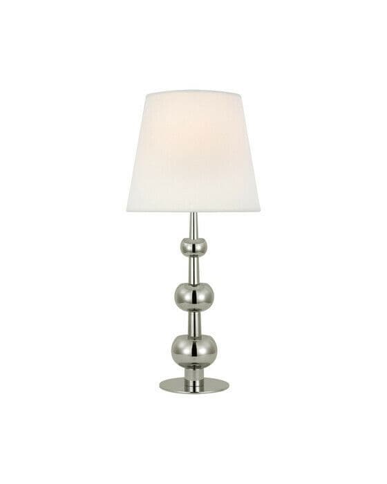 Comtesse bordslampa trippel nickel M