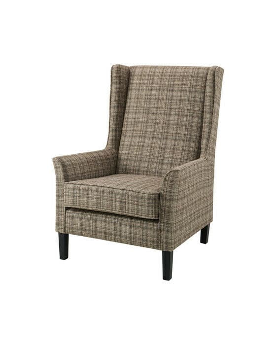 Rockwell fåtölj callum plaid brown