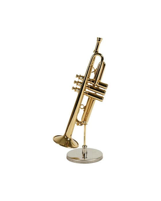 Trumpet dekoration mässing
