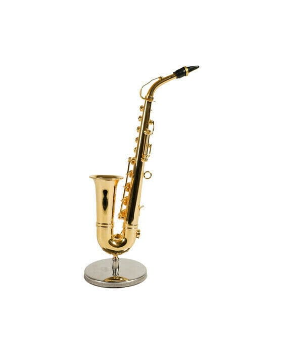 Altsaxofon dekoration mässing