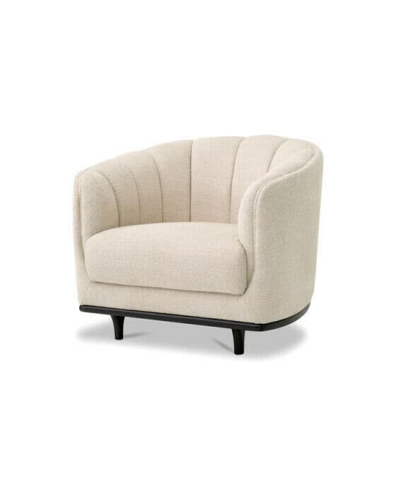 Agostino fåtölj nuoro beige