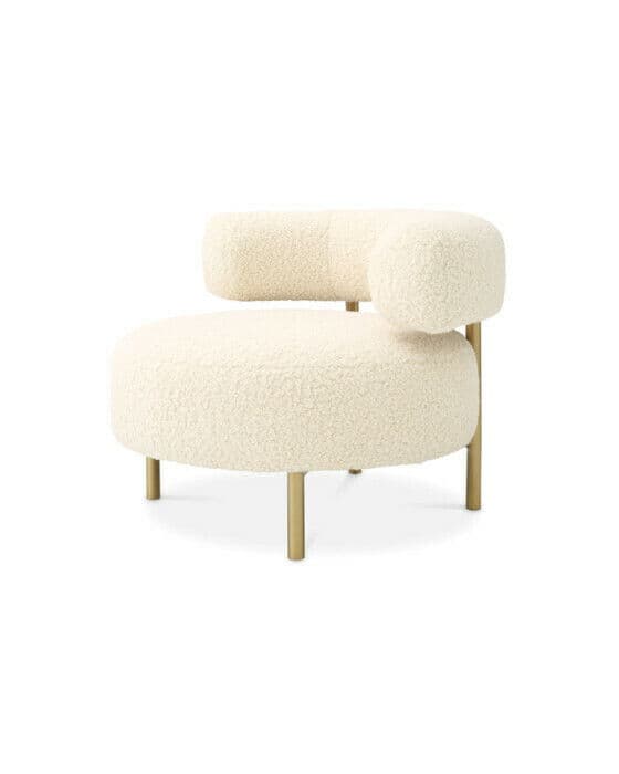 Thompson fåtölj faux shearling