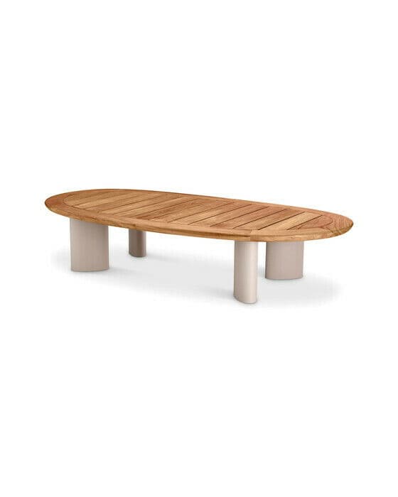 Free Form soffbord natural teak