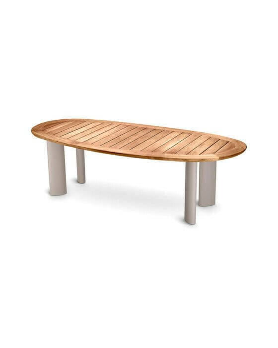 Free Form matbord natural teak