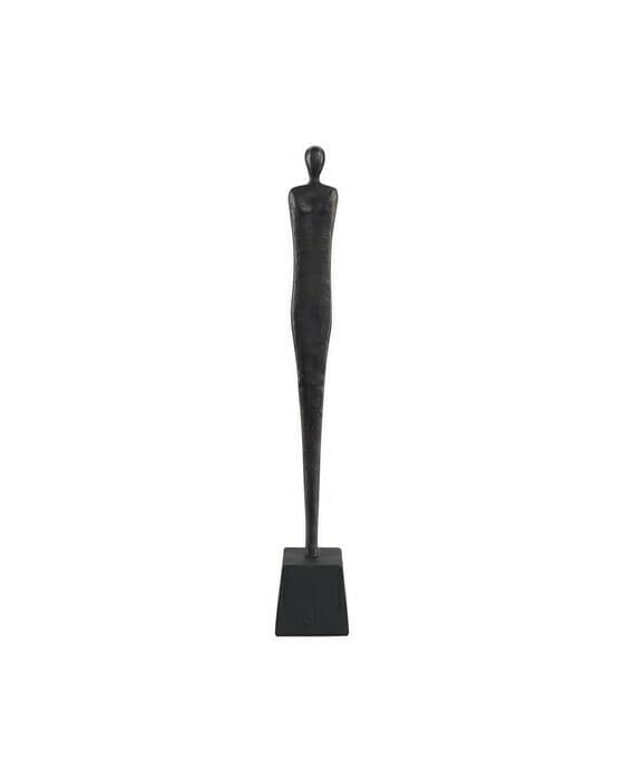 Uomo skulptur svart