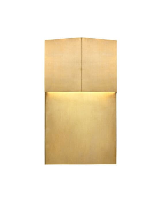Rega 12"" Wide vägglampa mässing