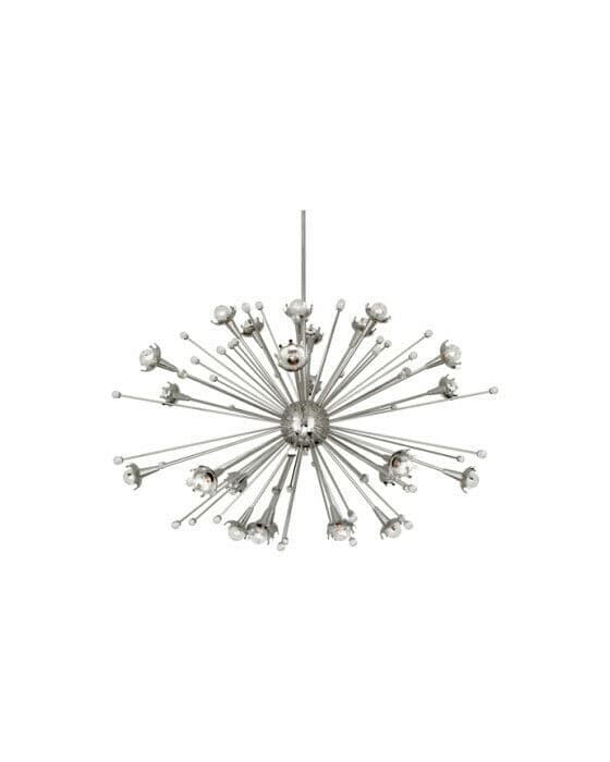 Sputnik taklampa nickel