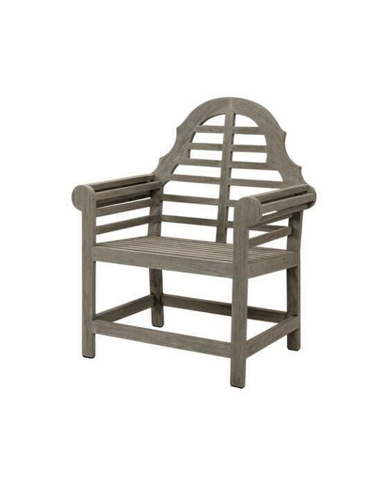 Vintage karmstol charcoal
