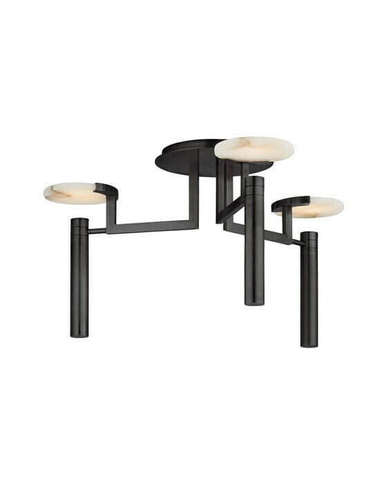 Melange Floating Disc taklampa brons L