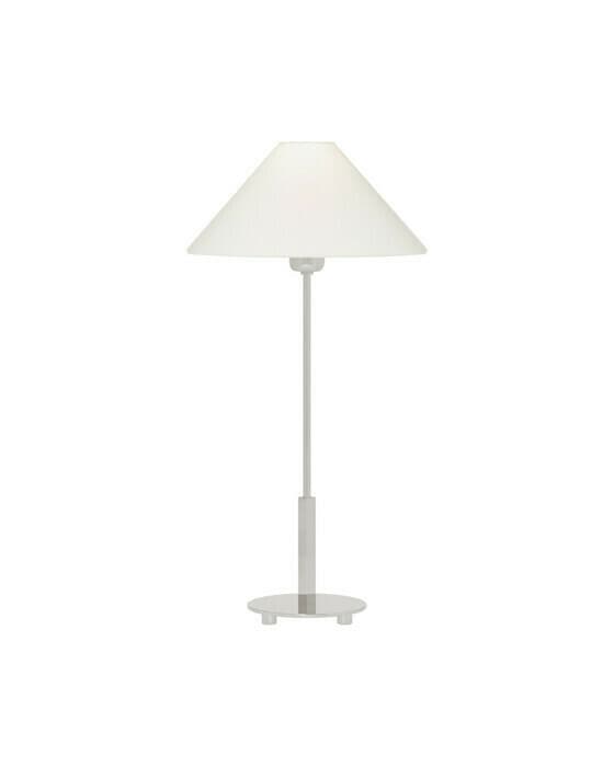 Hackney bordslampa nickel