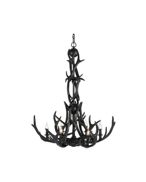 Antler takkrona svart