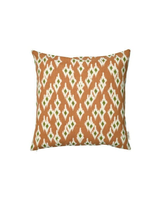 Ikat Diamond kuddfodral terracotta
