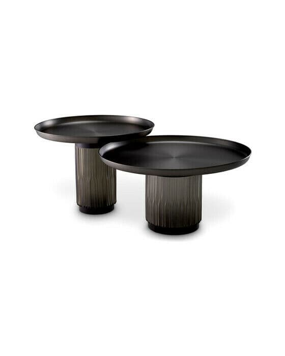 Zachary soffbord gunmetal 2-set